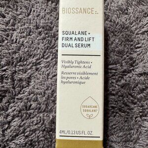 Biossance  Firm and Lift Hydrating Dual Serum with Hyaluronic + Squalane
